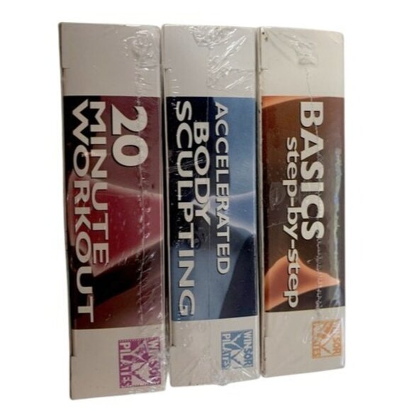 Winsor Pilates VHS Sealed Lot Of 3: Basics 20 Min Workout & Body Sculpting - Picture 4 of 4